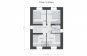 Проект двухэтажного жилого дома Rg5165z (Зеркальная версия) План3
