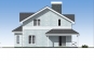 Одноэтажный дом с мансардой, террасой и балконом Rg5172 Фасад1