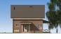 Проект одноэтажного жилого дома с мансардой Rg5179z (Зеркальная версия) Фасад1