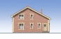 Проект одноэтажного жилого дома с мансардой Rg5181 Фасад3