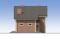 Проект одноэтажного жилого дома с мансардой Rg5181z (Зеркальная версия) Фасад4