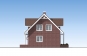 Одноэтажный дом с подвалом, мансардой, гаражом и балконами Rg5185 Фасад2