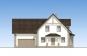 Одноэтажный дом с мансардой, гаражом, террасой и эркером Rg5186z (Зеркальная версия) Фасад1