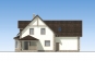 Одноэтажный дом с мансардой, гаражом, террасой и эркером Rg5186z (Зеркальная версия) Фасад3