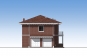 Двухэтажный дом с гаражом, террасой и балконами Rg5191 Фасад4