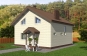 Одноэтажный дом с мансардой Rg5193z (Зеркальная версия) Вид2
