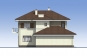 Проект двухэтажного жилого дома с гаражом и террасой Rg5198 Фасад4