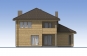Проект двухэтажного жилого дома с гаражом и террасой Rg5200 Фасад3