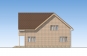 Одноэтажный дом с мансардой, гаражом, террасой и балконами Rg5205 Фасад3