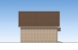 Одноэтажный дом с мансардой, гаражом, террасой и балконами Rg5205z (Зеркальная версия) Фасад4