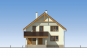 Проект одноэтажного дома с мансардой Rg5210z (Зеркальная версия) Фасад1