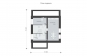 Одноэтажный дом с мансардой, подвалом и террасой Rg5211z (Зеркальная версия) План1