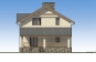 Одноэтажный дом с мансардой, подвалом и террасой Rg5211z (Зеркальная версия) Фасад3