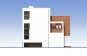 Проект двухэтажного жилого дома с эксплуатируемой кровлей Rg5218 Фасад2