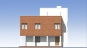 Проект двухэтажного жилого дома с эксплуатируемой кровлей Rg5218z (Зеркальная версия) Фасад4