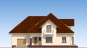 Одноэтажный дом с мансардой, гаражом, террасой и балконами Rg5220z (Зеркальная версия) Фасад1