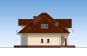 Одноэтажный дом с мансардой, гаражом, террасой и балконами Rg5220z (Зеркальная версия) Фасад4