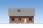Одноэтажный дом с террасой Rg5221z (Зеркальная версия) Фасад1
