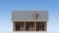Одноэтажный дом с террасой Rg5221 Фасад3