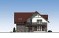 Проект одноэтажного жилого дома с террасой и мансардой Rg5226z (Зеркальная версия) Фасад3
