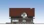 Проект одноэтажного жилого дома с террасой и мансардой Rg5226z (Зеркальная версия) Фасад4