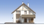 Одноэтажный дом с мансардой и террасой Rg5230z (Зеркальная версия) Фасад1