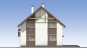 Одноэтажный дом с мансардой и террасой Rg5230z (Зеркальная версия) Фасад3