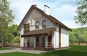 Одноэтажный дом с мансардой и террасой Rg5230z (Зеркальная версия) Вид2