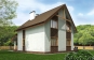 Одноэтажный дом с мансардой и террасой Rg5230 Вид3