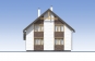 Одноэтажный дом с мансардой и террасой Rg5233 Фасад3