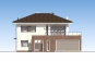 Двухэтажный дом с гаражом, террасой и балконом Rg5235 Фасад1