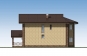 Двухэтажный дом с террасами и гаражом Rg5245z (Зеркальная версия) Фасад2