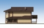 Двухэтажный дом с террасами и гаражом Rg5245z (Зеркальная версия) Фасад4