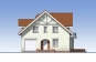 Одноэтажный дом с мансардой, гаражом и террасой Rg5252z (Зеркальная версия) Фасад1