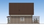Одноэтажный дом с мансардой и террасой Rg5254z (Зеркальная версия) Фасад2