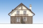 Одноэтажный дом с мансардой и террасой Rg5254z (Зеркальная версия) Фасад3