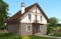 Одноэтажный дом с мансардой и террасой Rg5254 Вид2