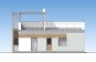 Одноэтажный дом с эксплуатируемой кровлей и террасой Rg5255 Фасад3