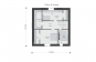 Одноэтажный дом с мансардой и террасой Rg5257 План4