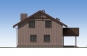 Одноэтажный дом с мансардой и террасой Rg5260z (Зеркальная версия) Фасад3