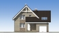 Одноэтажный дом с мансардой и гаражом Rg5262 Фасад1