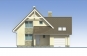 Одноэтажный дом с мансардой, гаражом и террасой Rg5263z (Зеркальная версия) Фасад1