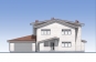 Проект двухэтажного жилого дома с террасами Rg5266 Фасад1