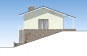 Одноэтажный дом с подвалом и террасами Rg5268 Фасад2