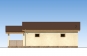 Одноэтажная хозяйственная постройка с подвалом Rg5269 Фасад3