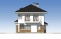 Двухэтажный дом с балконами Rg5278z (Зеркальная версия) Фасад3