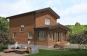 Двухэтажный дом с верандой и гаражом Rg5279z (Зеркальная версия) Вид1