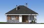 Проект одноэтажного дома с террасой Rg5280z (Зеркальная версия) Фасад1