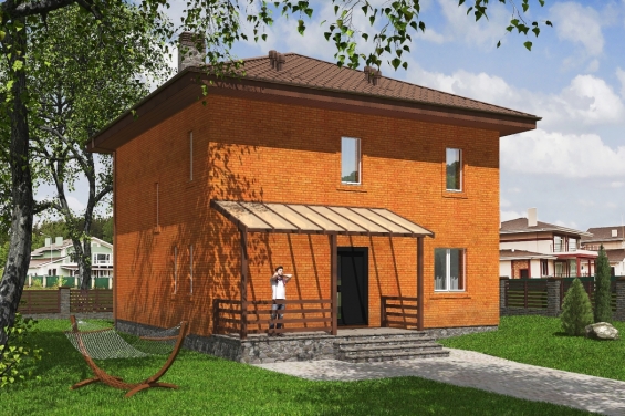 Rg5282 - Двухэтажный жилой дом с террасой