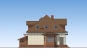 Одноэтажный дом с мансардой на две семьи с гаражами и балконами Rg5287 Фасад2